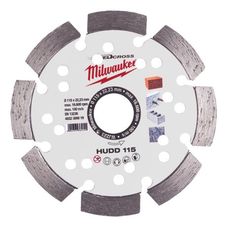 Disque diamant universel 115 mm Speedcross HUDD - MILWAUKEE