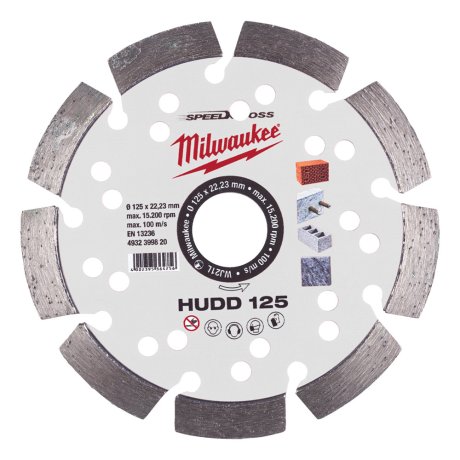 Disque diamant universel 125 mm Speedcross HUDD - MILWAUKEE