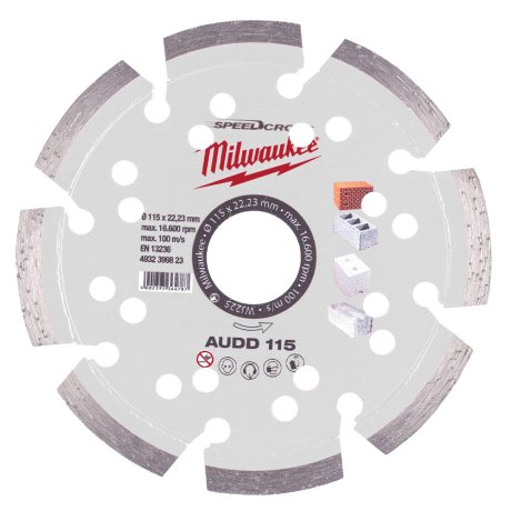 Disque diamant Speedcross AUDD 115 mm - MILWAUKEE