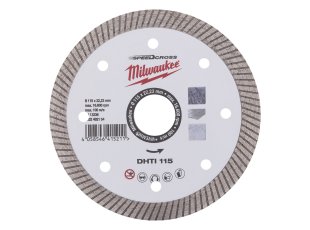 Disque diamant turbo Speedcross™ 115 mm DHTI carrelage - MILWAUKEE