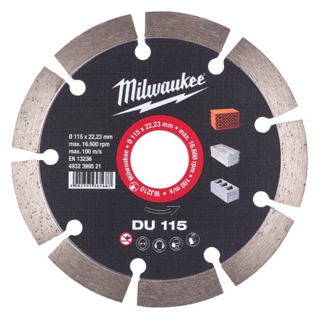 Disque diamant universel DU 115 mm - MILWAUKEE