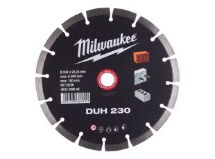 Disque diamant DUH 230 mm matériaux durs - MILWAUKEE