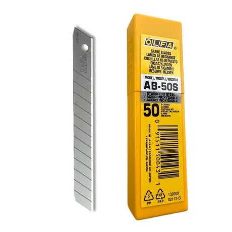 Étui 50 lames 9 mm inox AB-50S - OLFA