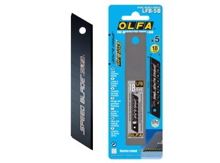 5 lames pour cutter 18 mm LFB-5B Speed Blade, coupe intensive - OLFA