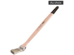 Brosse plate coudée traitement bois, au choix - L'OUTIL PARFAIT