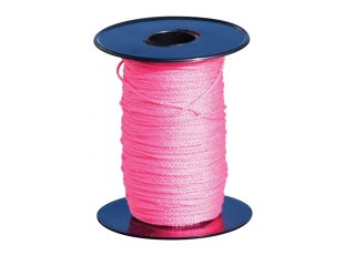Cordeau tressé polypropylène fluo 100 m, Ø 1,5 mm - TALIAPLAST