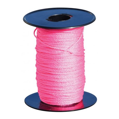 Cordeau tressé polypropylène fluo 100 m, Ø 1,5 mm - TALIAPLAST