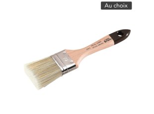Brosse plate lasure traitement bois, manche bois, au choix - L'OUTIL PARFAIT