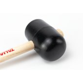 Maillet forme tonneau caoutchouc noir 90 mm - TALIAPLAST