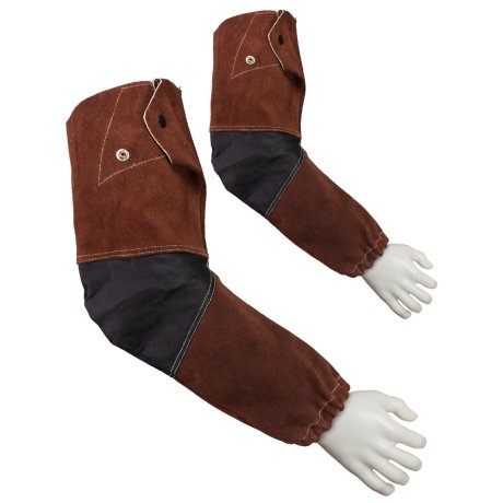 Manchettes de protection soudeur cuir 50 cm croûte de cuir, coude Proban® - SINGER SAFETY