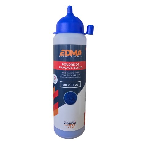 Poudre de traçage pour cordeau BLEUE 200 g EDMA