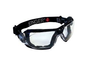 Lunettes de protection avec bandeau élastique & mousse amovible - SINGER Safety