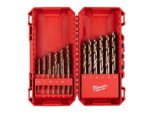 Coffret 19 forets à métaux HSS cobalt DIN 338 - MILWAUKEE