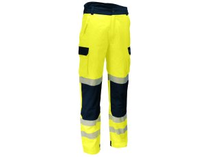 Pantalon de travail jaune haute visibilité 270 g/m², taille au choix - SINGER Safety