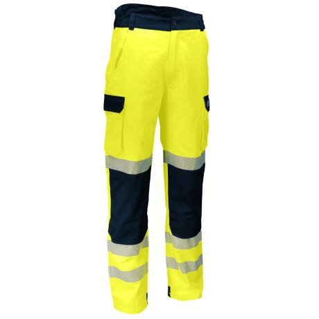 Pantalon de travail jaune haute visibilité 270 g/m², taille au choix - SINGER Safety