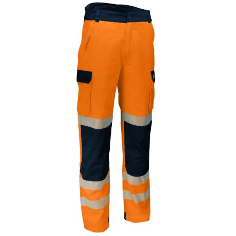 Pantalon de travail orange haute visibilité 270 g/m², taille au choix - SINGER Safety