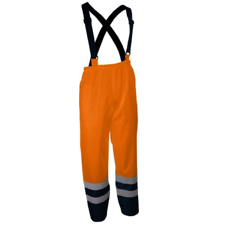 Pantalon à bretelles orange haute visibilité imperméable, taille au choix - SINGER Safety