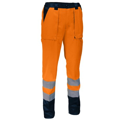 Pantalon de travail orange haute visibilité 245 g/m², taille au choix - SINGER Safety