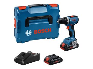 Perceuse-visseuse GSR 18V-65 avec 2 batteries 4 Ah + chargeur + L-Boxx - BOSCH