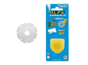 2 lames Rotary 18 mm Perforation PRB-18, découpe droite pointillée - OLFA