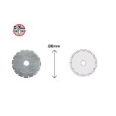 2 lames Rotary 18 mm Perforation PRB-18, découpe droite pointillée - OLFA