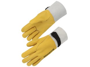 Sur-gant électricien cuir fleur bovin manchette 10 cm, taille au choix - SINGER Safety
