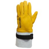 Sur-gant électricien cuir fleur bovin manchette 10 cm, taille au choix - SINGER Safety