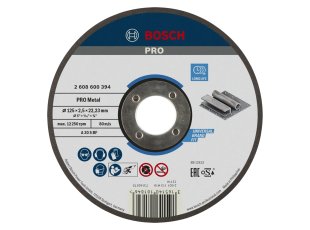 Disque à tronçonner métal Ø125 x 1,6 mm MTX - BOSCH