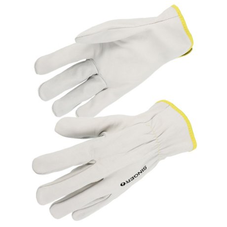 Gants cuir fleur bovin cousu fil aramide, taille au choix - SINGER Safety