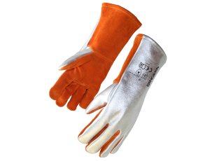 Gant soudeur croûte bovin ignifuge dos aluminisé, taille au choix - SINGER Safety