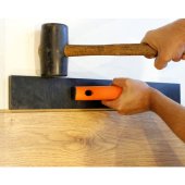 Cale à frapper, parquet massif et sol stratifié Bloc Parket - EDMA