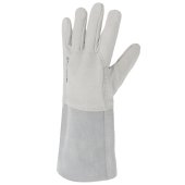 Gants soudeur cuir fleur de bovin manchette 15 cm - SINGER Safety