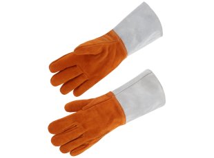 Gants soudeur croûte bovin ignifugée doublés molleton - SINGER Safety