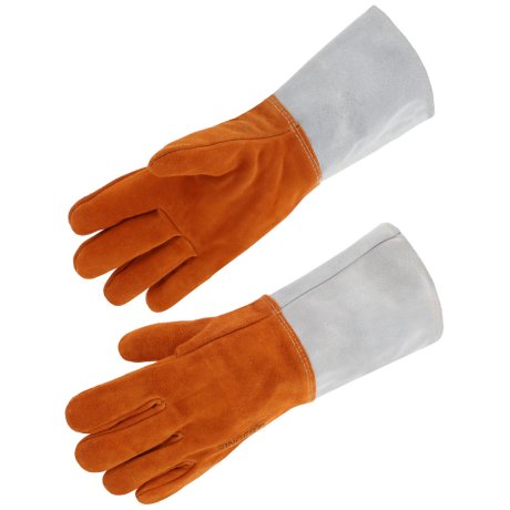 Gants soudeur croûte bovin ignifugée doublés molleton - SINGER Safety