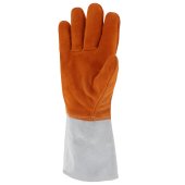 Gants soudeur croûte bovin ignifugée doublés molleton - SINGER Safety