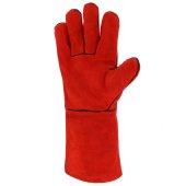 Gants soudeur croûte bovin doublés coton 35 cm - SINGER Safety