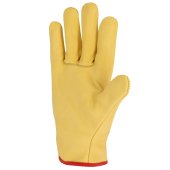 Gant tout cuir fleur de bovin jaune serrage élastique, taille au choix - SINGER Safety