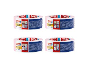 4 Adhésifs de masquage de précision, surfaces sensibles, 38 mm x 50 m - tesa® 4333