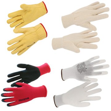 Tous les gants pour la manutention légère en milieu sec et humide
