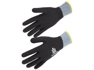 Gant nitrile mousse tout enduit, picots,  jauge 15, NYMFIT02 : taille au choix - SINGER Safety