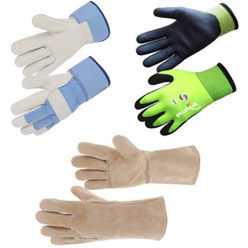 Tous les gants pour la manutention lourde en milieu sec et humide