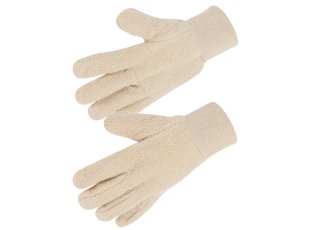 Gant coton bouclette moyenne poignet tricot, taille 10 - SINGER Safety