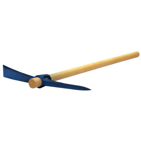 Pioche de terrassier acier 2,5 kg avec manche bois 90 cm - TALIAPLAST