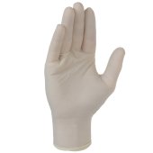 Boîte de 100 gants latex jetables poudrés, taille au choix - SINGER Safety