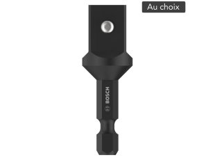 Adaptateur de douille avec connexion par goupille, carré au choix - BOSCH