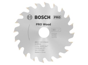 Lame de scie circulaire Ø85 mm pour Bois - BOSCH