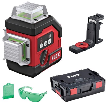 Laser vert 12V 3 lignes 360° ALC3/360-G/R 12 avec L-Boxx® - FLEX