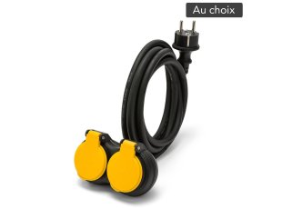 Rallonge de chantier, Stak M/2xF, IP44, au choix - VELAMP