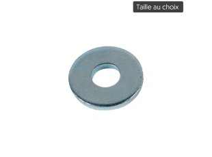 Rondelle charpente acier zingué blanc, au choix - VISWOOD