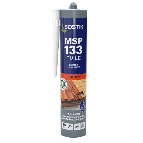 Mastic fixation tuiles MSP 133, cartouche 290 ml - BOSTIK
